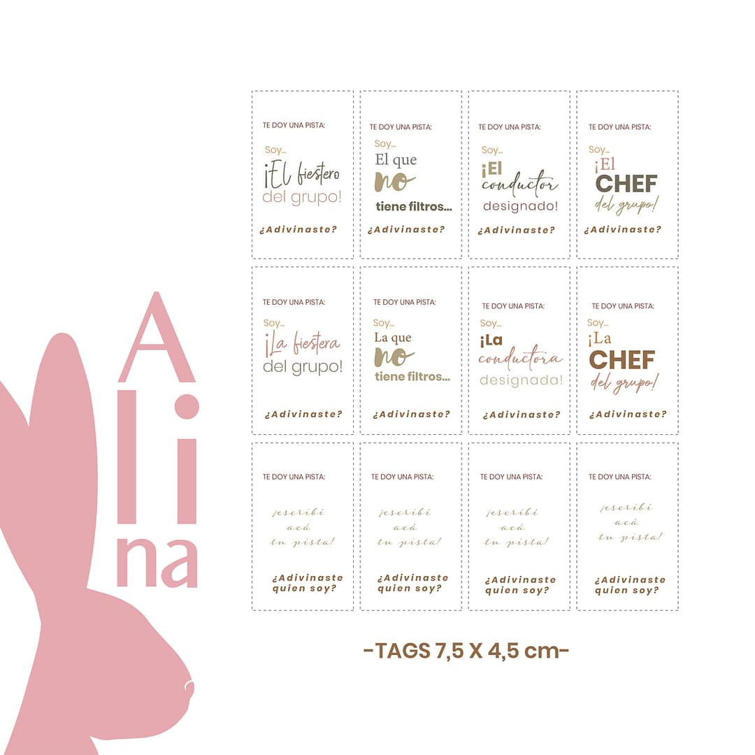 IMPRIMIBLE AMIGO INVISIBLE COLOR - Imagen 3