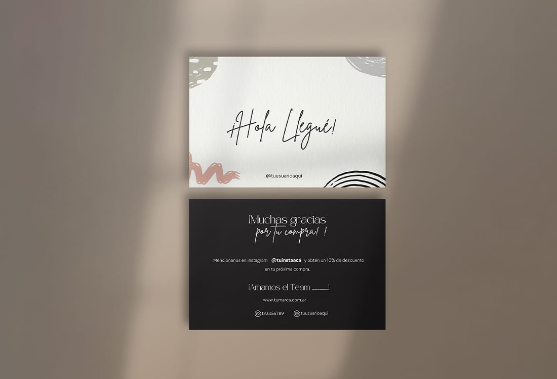 Gracias Stains Tarjetón