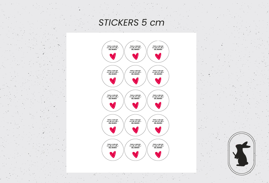 IMPRIMIBLE CON AMOR MAMÁ - Imagen 4