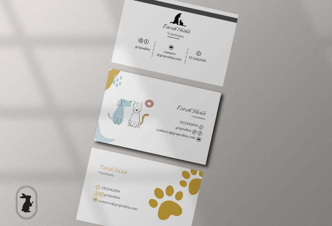 I Love Pets Tarjetas Personales