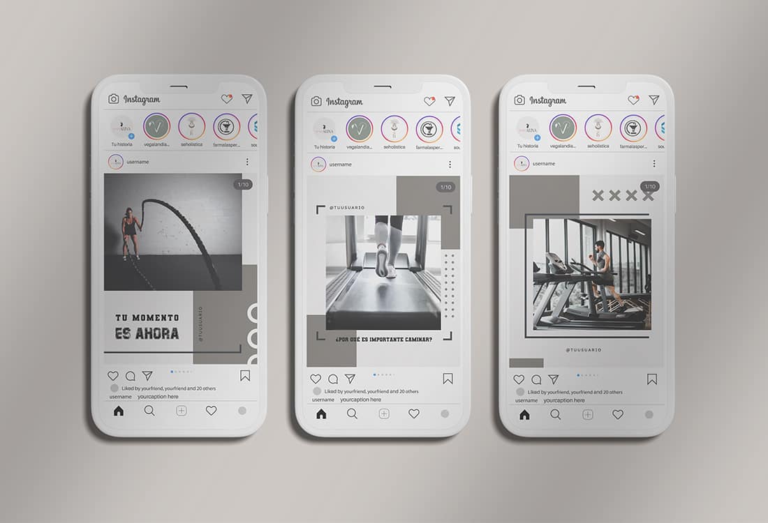 Plantilla Social Media GYM