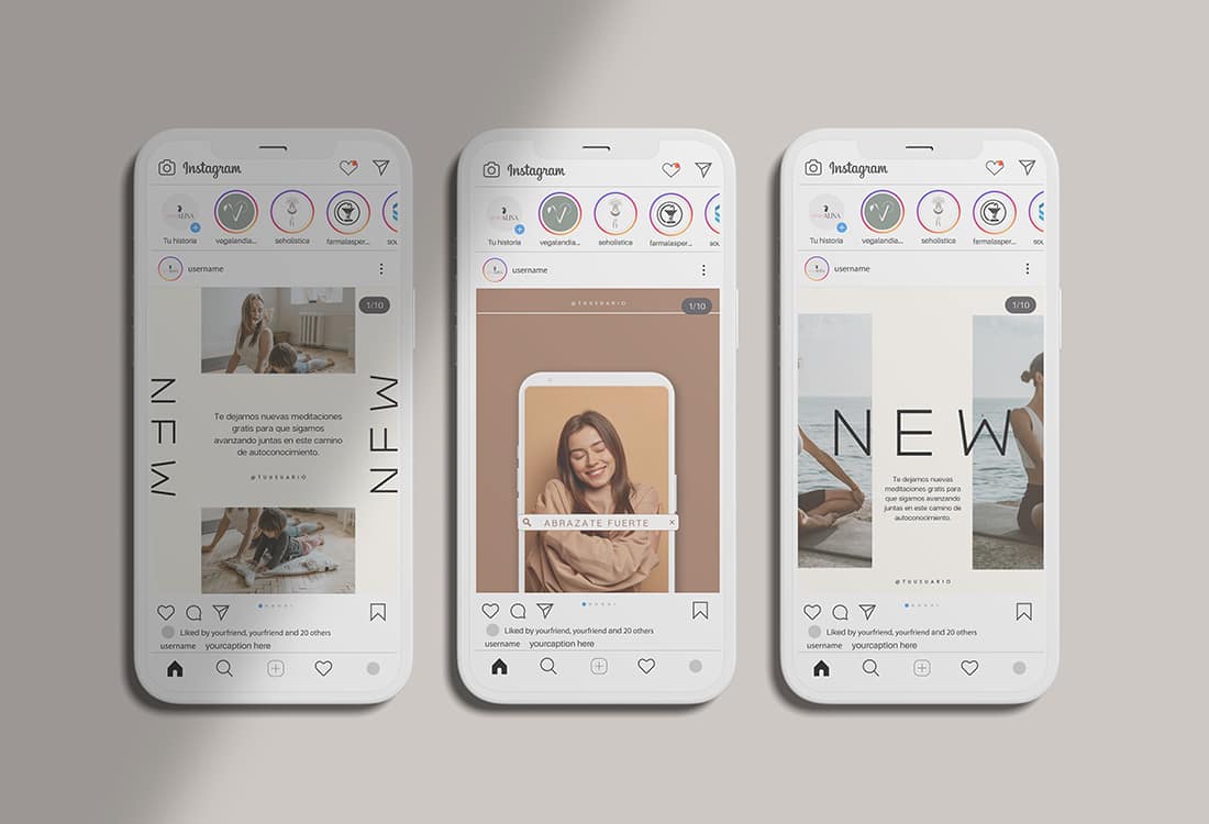 Plantilla Social Media Yoga