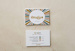 Gracias Colores Tarjetón