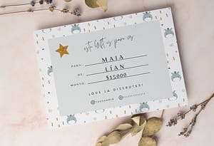 Baby Zebra Gift Card