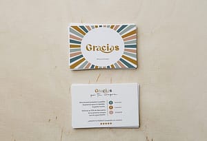 Gracias Colores Tarjetón