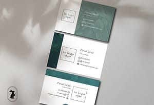 Natural Green Tarjetas Personales